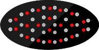 BM305 comb head with electrodes and red light