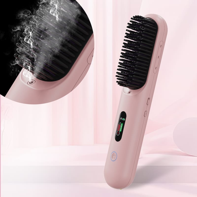 Essential Oil SprayHair Straightener Brush — view 3