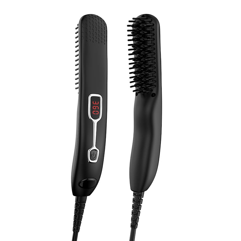 2-in-1 Beard and Hair Straightener Brush — view 2