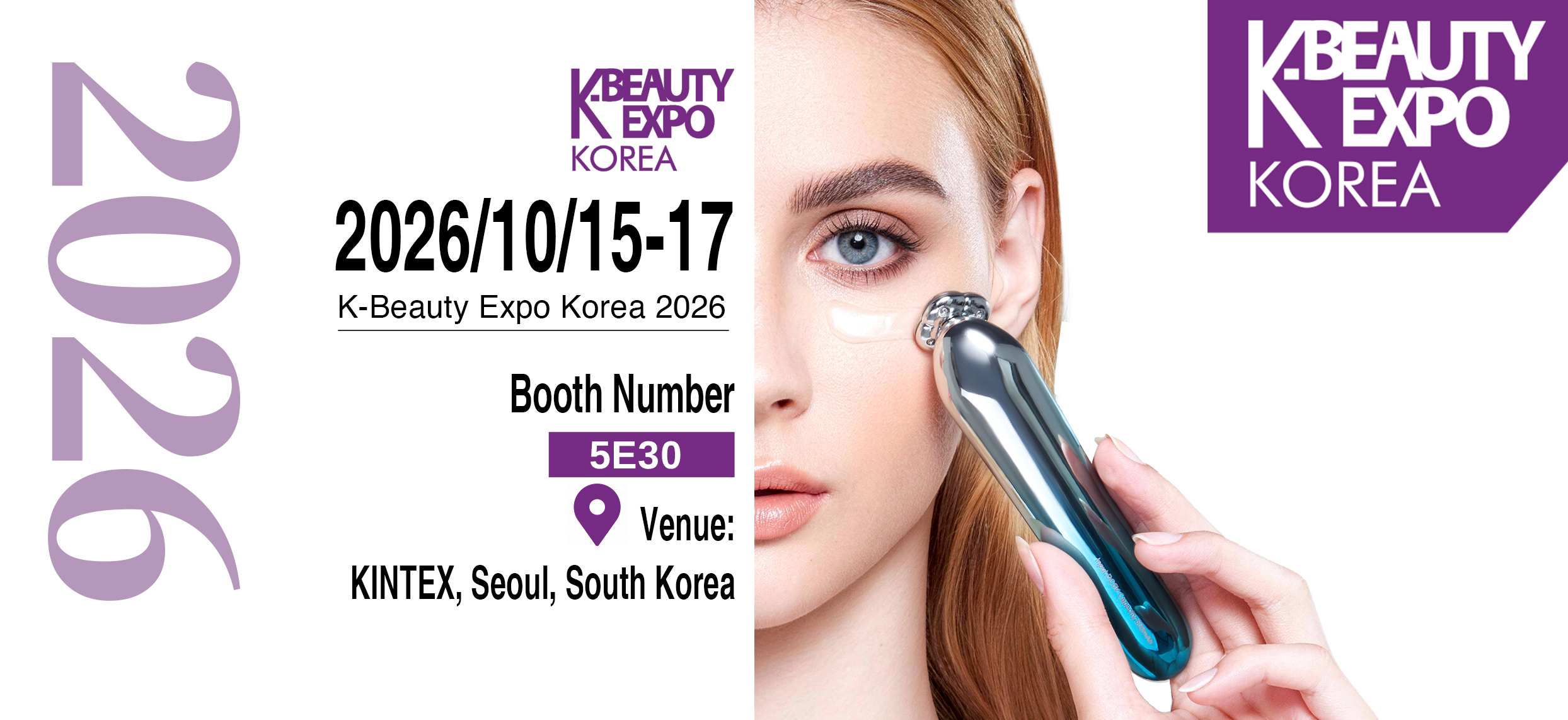 K-Beauty Expo Korea 2026 - 15-17 October, KINTEX Seoul, Booth 5E30